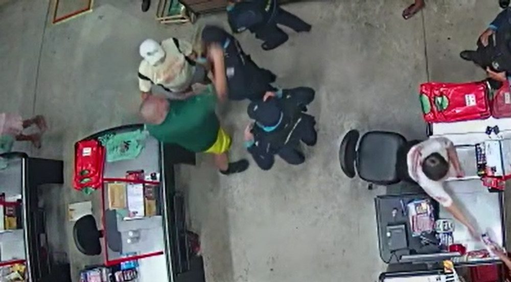 Veja vídeo: Sargento se recusa a usar máscara e agride tenente-coronel em comércio no Ceará