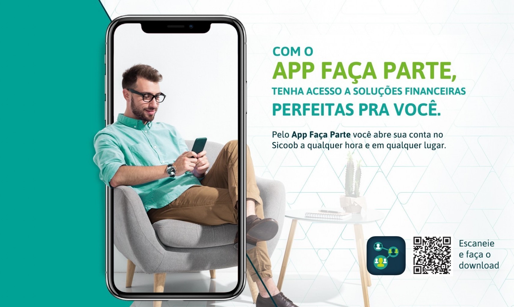Com quase 100 mil cooperados digitais, Sicoob reestrutura a experiência de associação