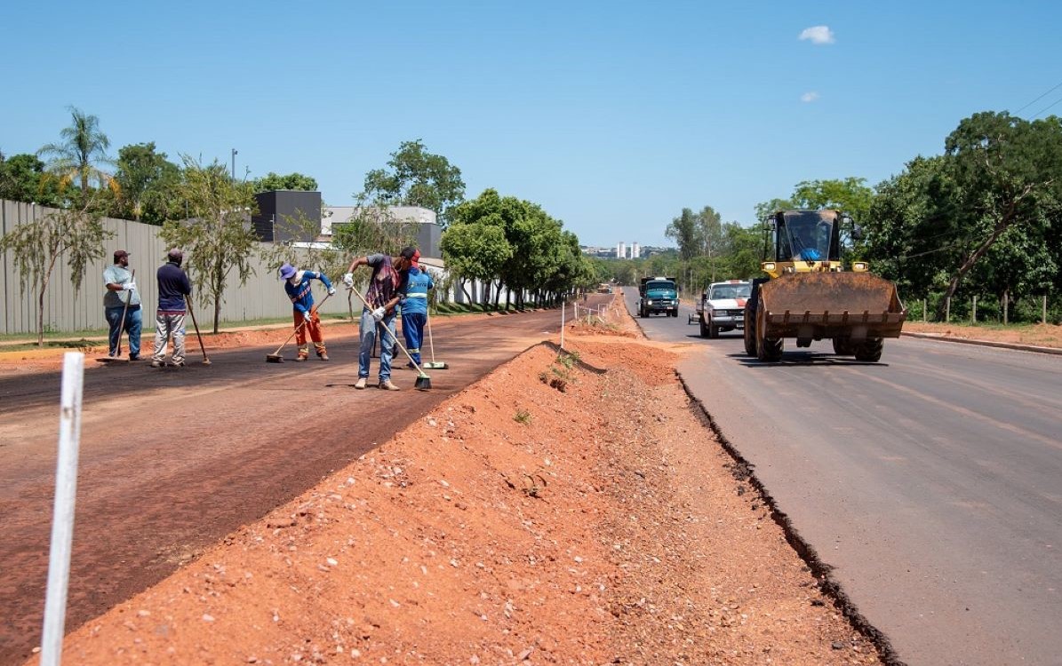 Obras da Avenida Poguba já estão 60% concluídas afirma a Sinfra