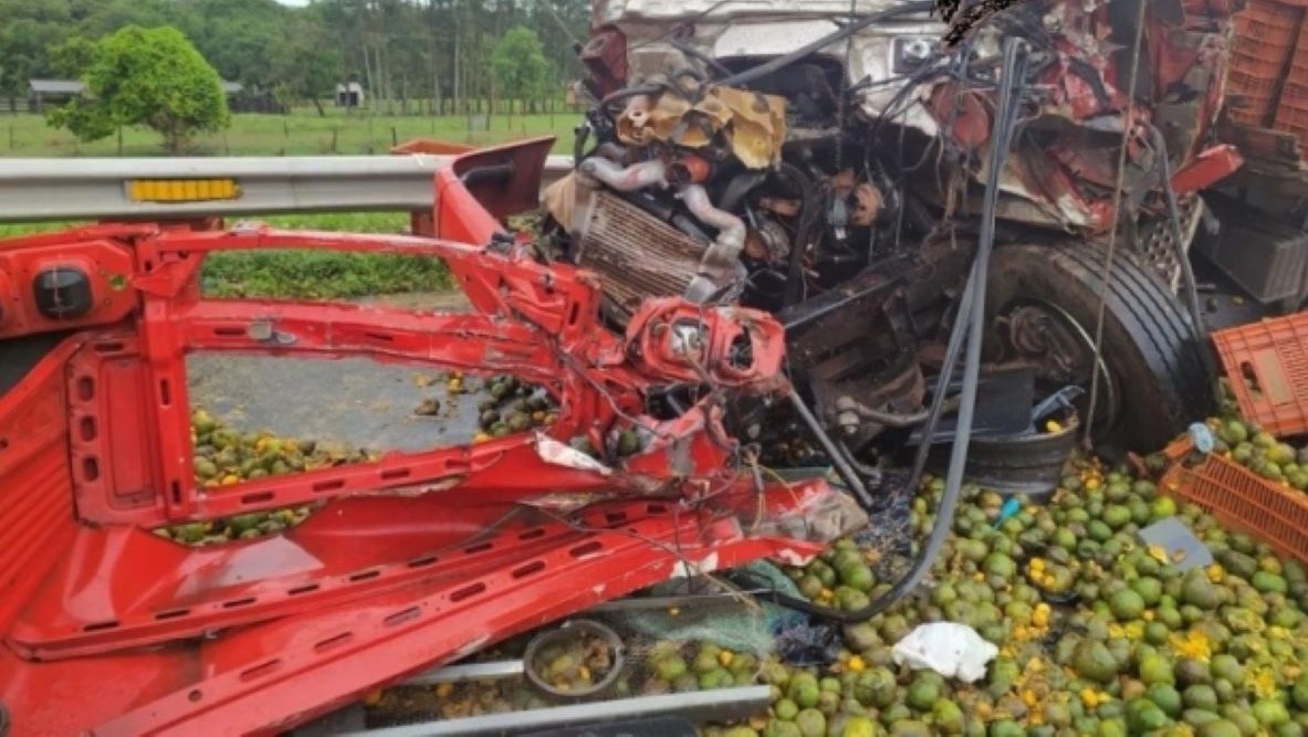 Mato Grosso | Acidente entre três caminhões mata motorista na BR-070