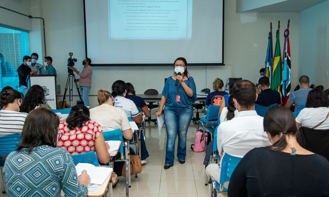 Rondonópolis | Prefeitura realiza capacitação técnica para operacionalização da vacinação da Covid-19