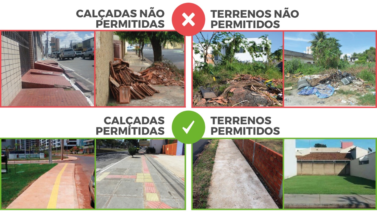 Rondonópolis | Prefeitura vai fiscalizar limpeza de terrenos, calçadas, propriedades e comércio ambulante