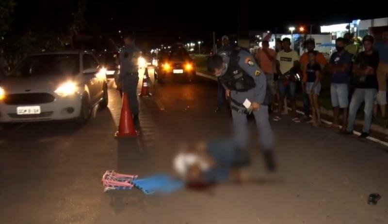 Sinop | Pedestre tenta atravessar avenida e acaba atropelado por carro