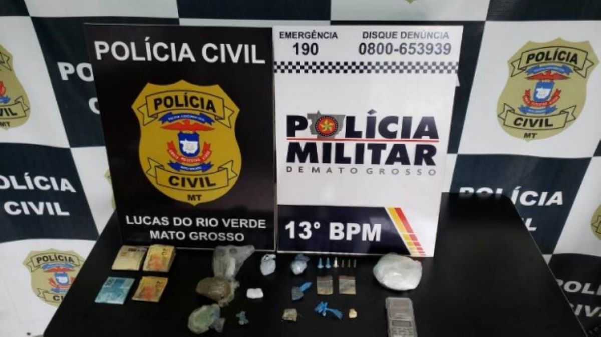 Lucas do Rio Verde | Operação integrada prende em flagrante seis envolvidos no tráfico de drogas