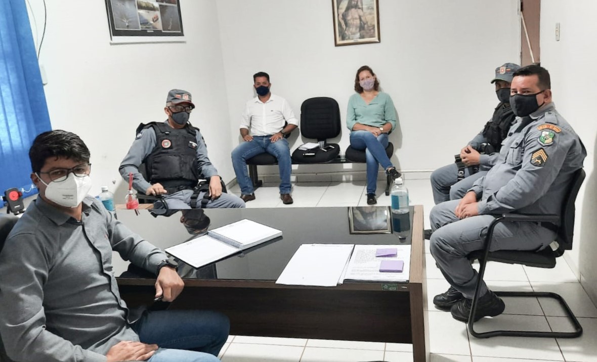 Tesouro | Reunião com a PM define medidas para decreto municipal 