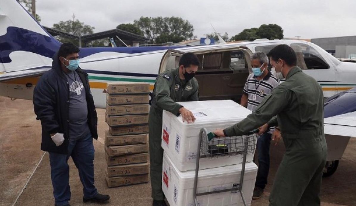 Mato Grosso | 2% da população será vacinada com as doses da Coronavac que chegaram nos 141 municípios