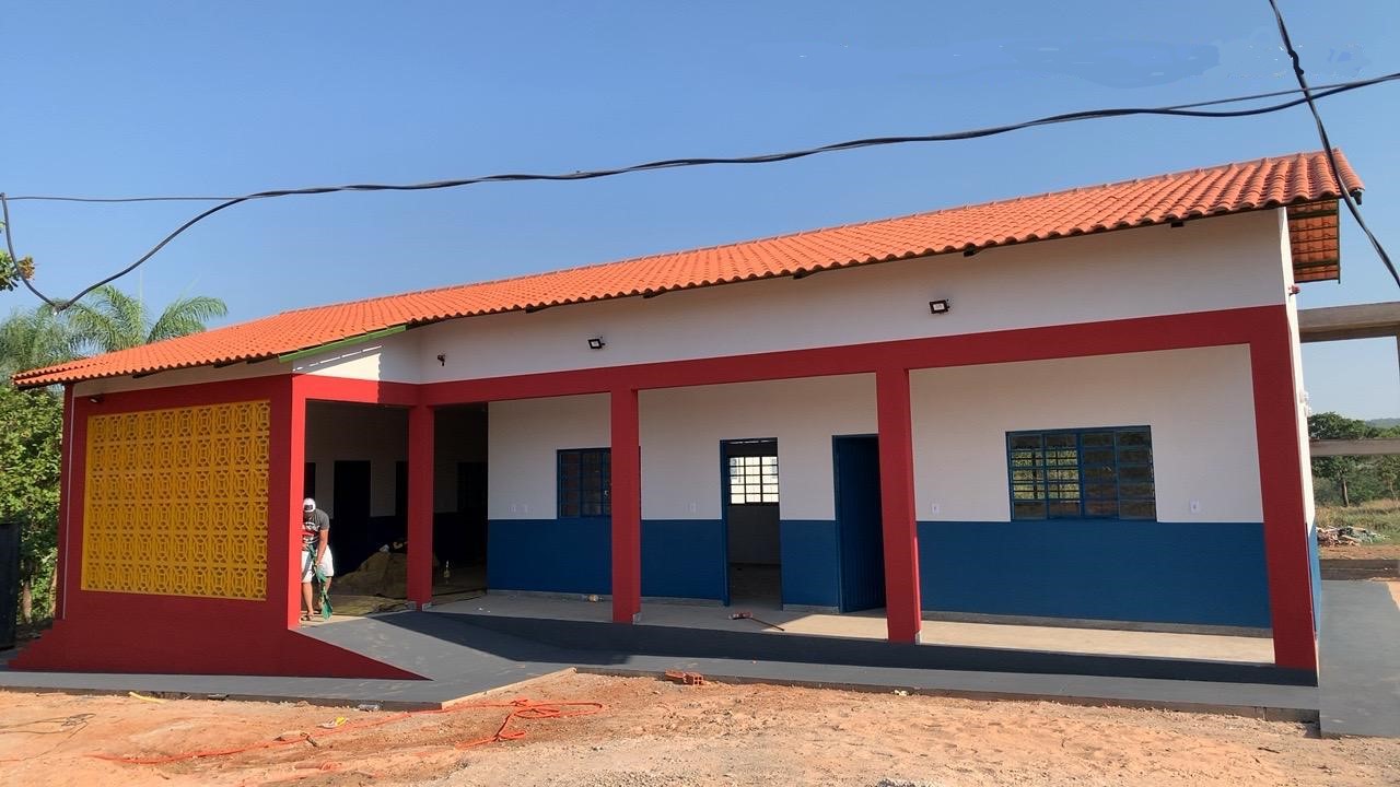 Rondonópolis | Reconstrução da Escola Rural Rui Barbosa chega ao fim e deve ser entregue em março