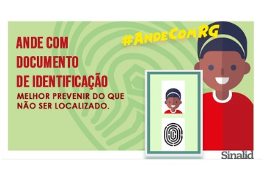 Campanha do Sinalid reforça importância da utilização do RG