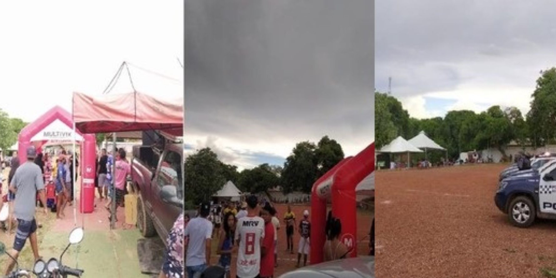PM flagra torneio de futebol com mais de 500 pessoas em Cuiabá
