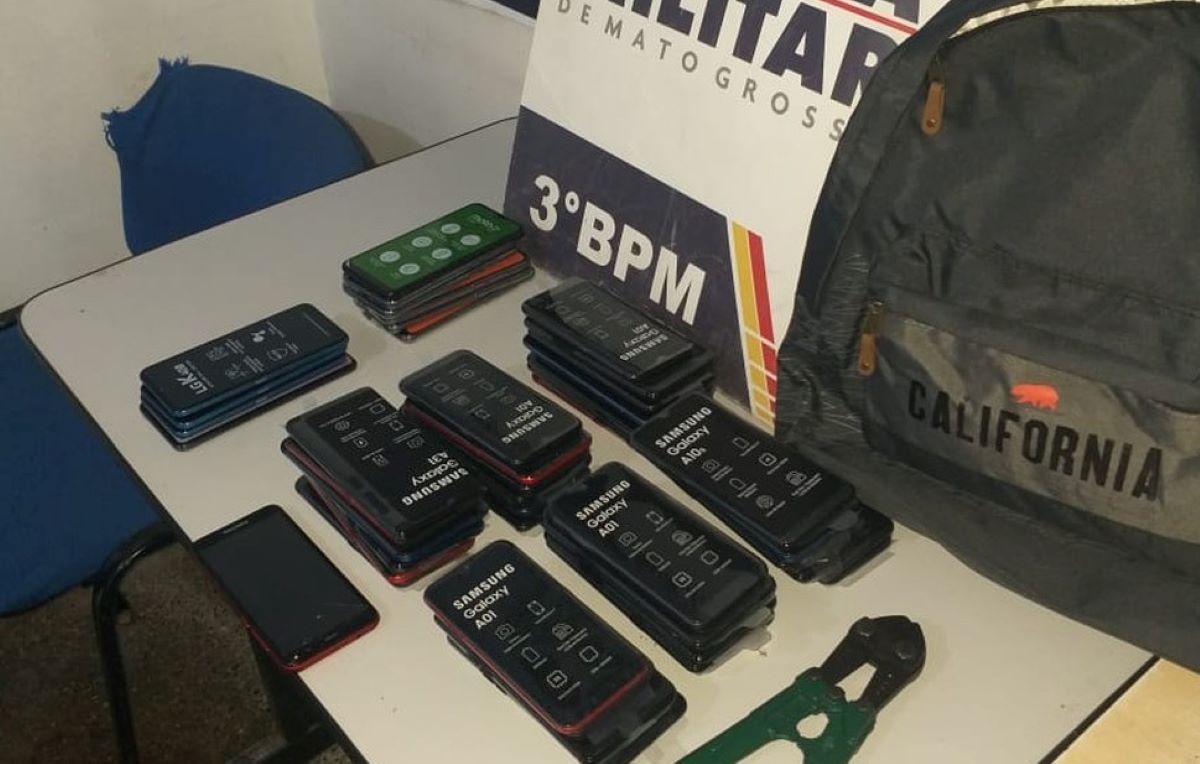 Cuiabá | Adolescente é apreendido após invadir loja de shopping e furtar R$ 60 mil em celulares