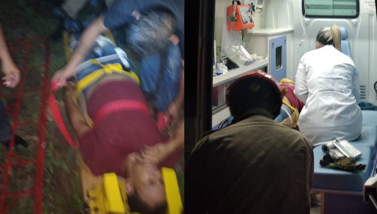 Rosário Oeste | Homem cai durante voo de parapente e é socorrido por bombeiros