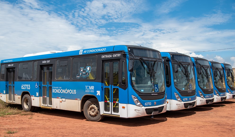 Rondonópolis | Novos ônibus do transporte coletivo municipal começam a chegar