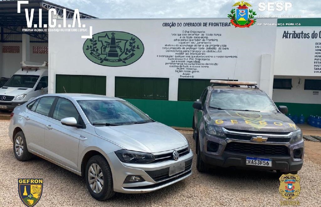 Mato Grosso | Gefron recupera veículo fruto de apropriação indébita registrada em São Paulo