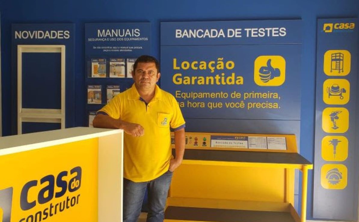 De pedreiro a franqueado da Casa do Construtor: ele deseja conquistar o primeiro milhão de faturamento ainda em 2021