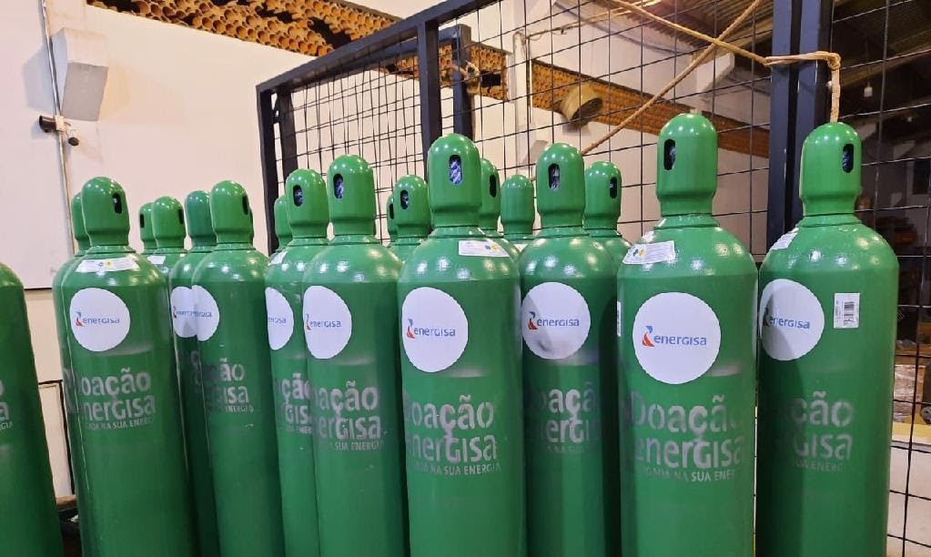 Mato Grosso | Cilindros de oxigênio doados pela Energisa são enviados para dez municípios