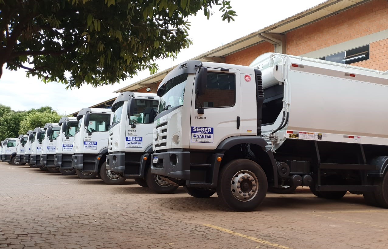 Rondonópolis | Prefeitura através do Sanear entrega 15 novos caminhões