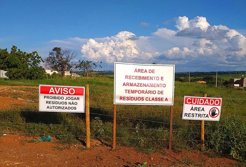 Prefeitura de Pedra Preta transforma lixão clandestino em depósito para material de asfalto