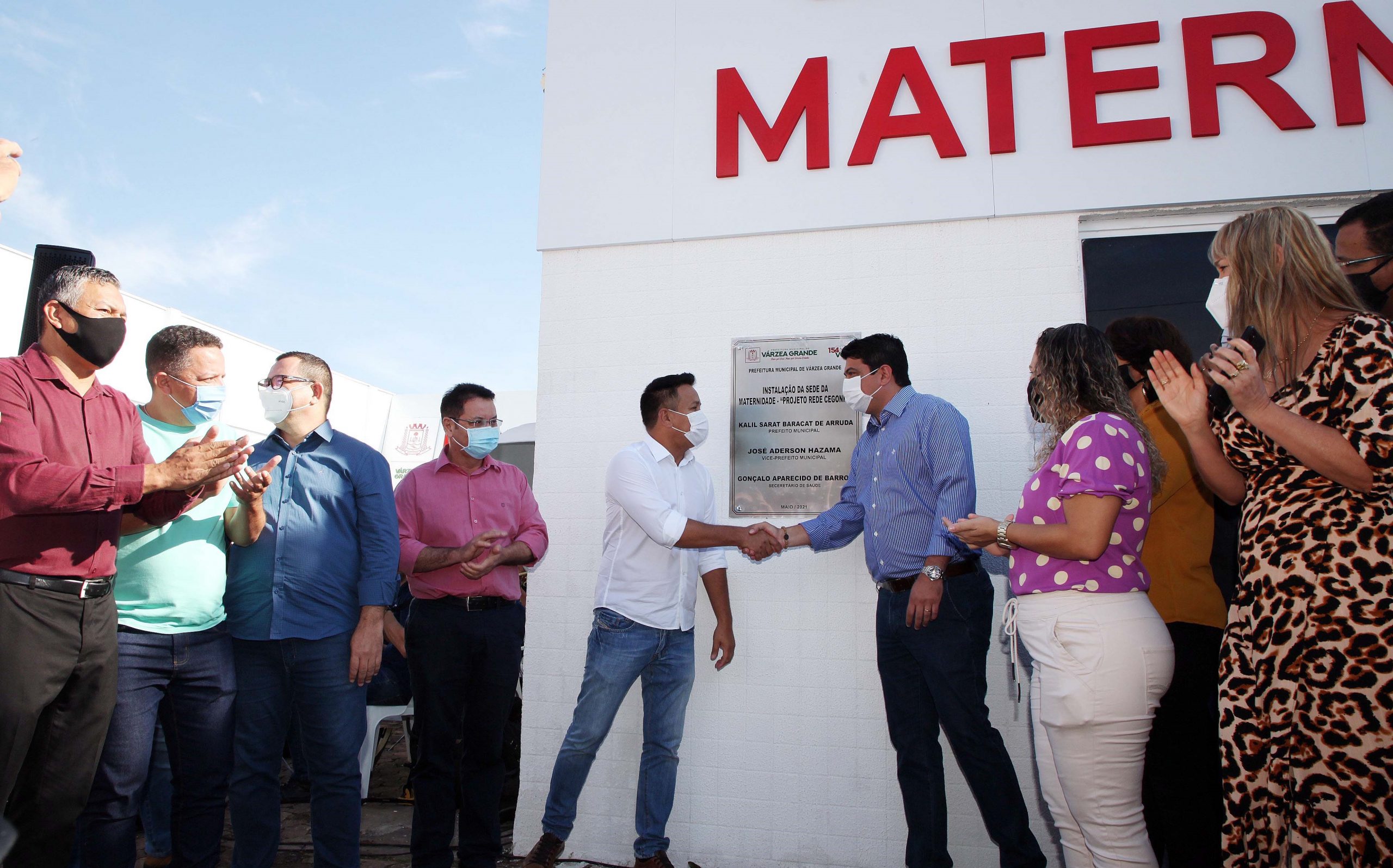 Kalil inaugura nova maternidade e Várzea Grande avança na vacinação