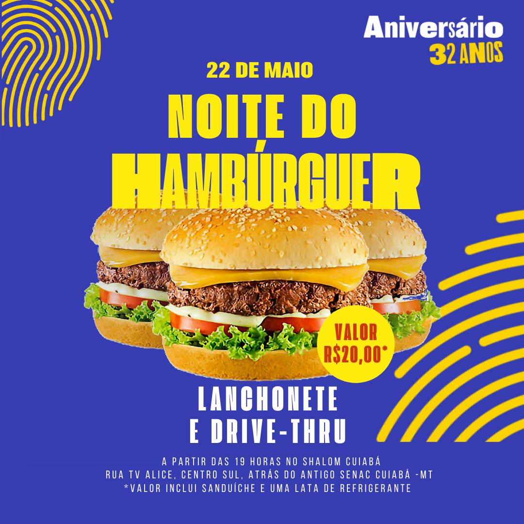 Cuiabá | Missionários realizam noite do hambúrguer para evangelizar, neste sábado (22)
