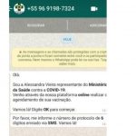 Golpistas usam Ministério da Saúde para fazer clonagem de Whatsapp 6