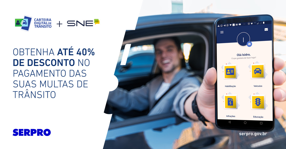Motoristas autuados podem ter desconto de até 40% no pagamento da infração de trânsito