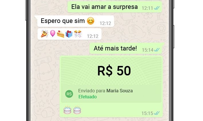 Soluções da Visa oferecem mais segurança para as transferências no WhatsApp