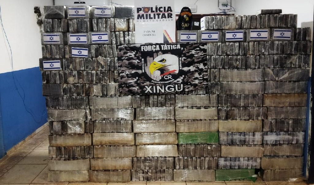 Carga com 770 tabletes de cocaína avaliada em R$ 25 milhões é apreendida em Confresa