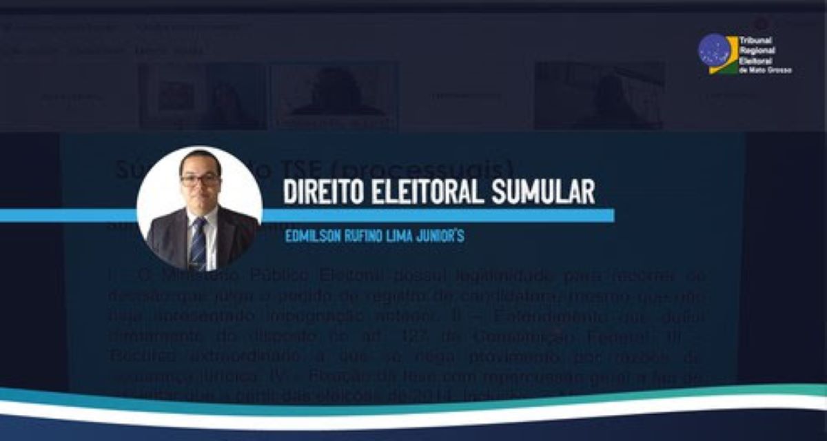 Escola Judiciária Eleitoral de MT inicia a realização dos cursos previstos para 2021
