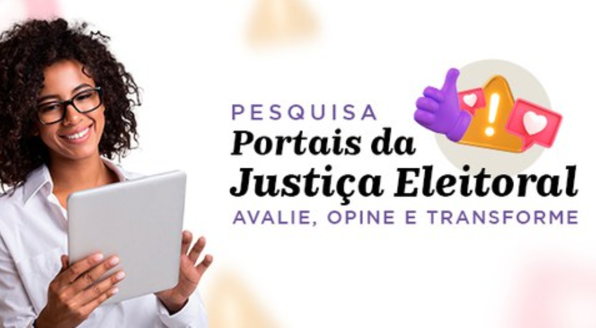 Cidadão pode ajudar a aprimorar os portais da Justiça Eleitoral