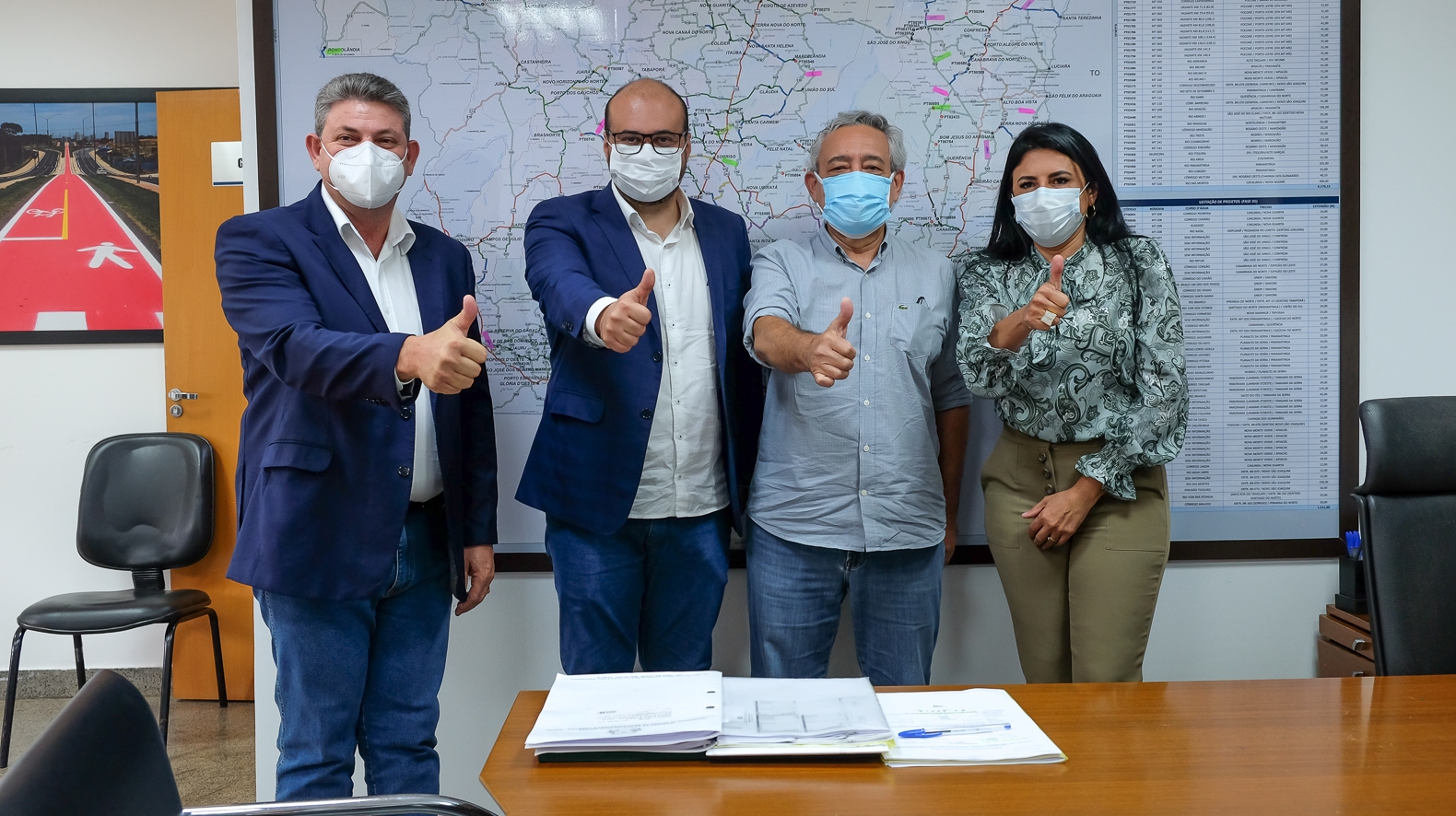 Prefeita e deputados fazem gestão para a obra de reforma do aeroporto municipal de Cáceres