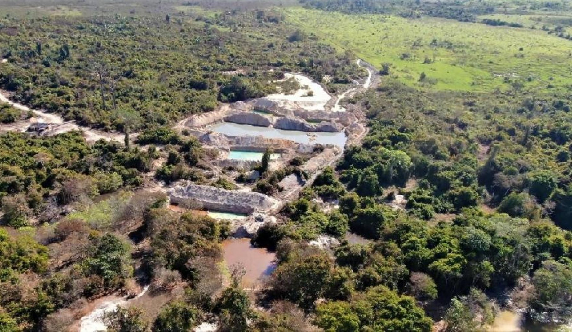 Operação Amazônia embarga 12 garimpos ilegais em Apiacás