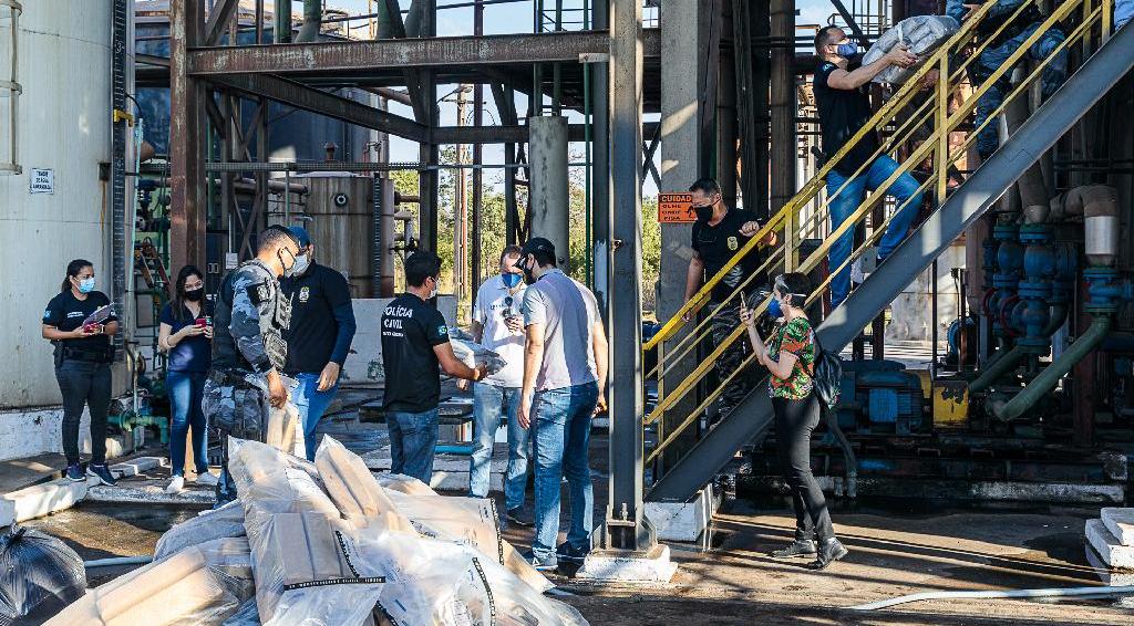 Mais de uma tonelada de droga é incinerada em Cuiabá