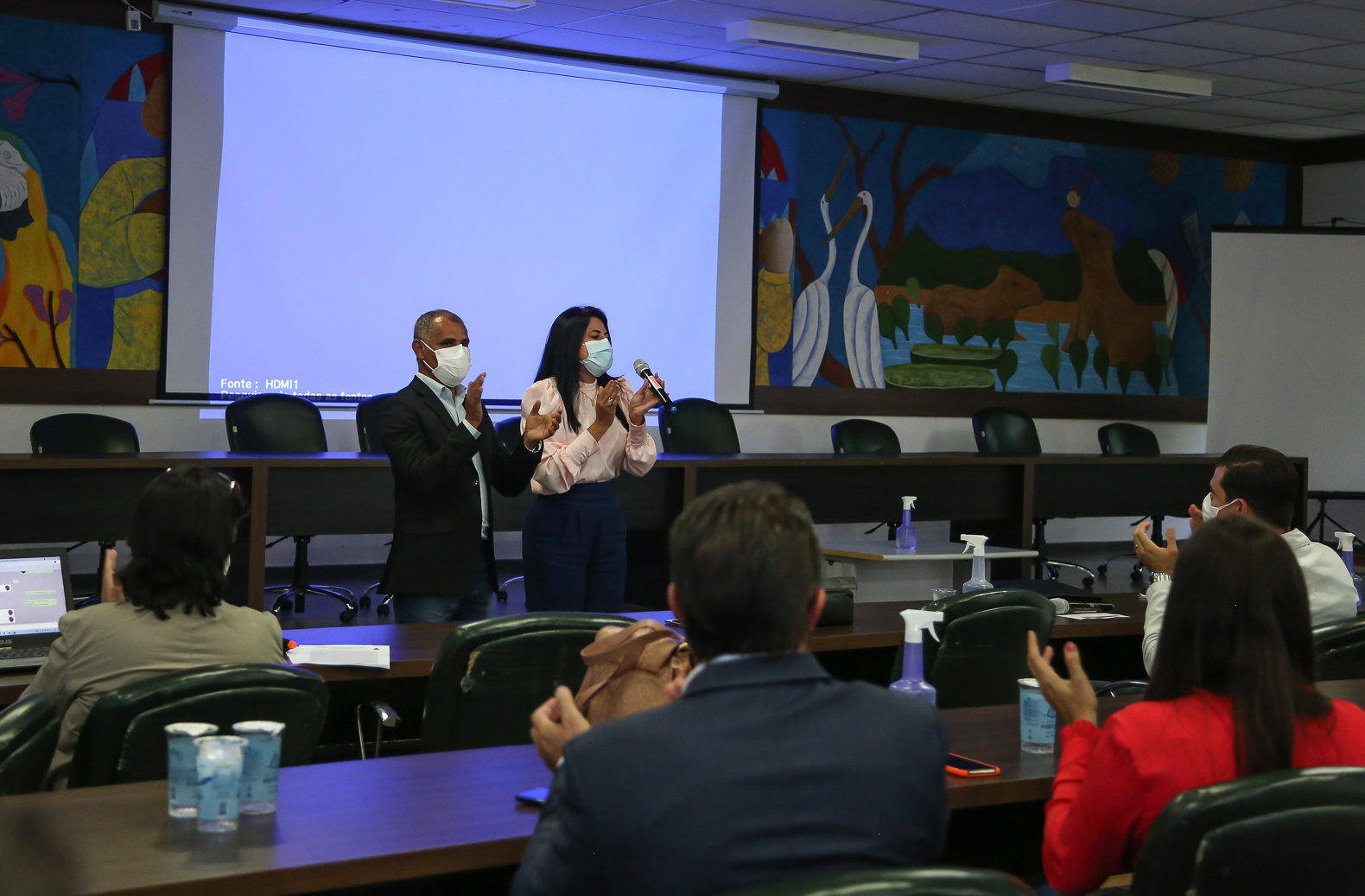 Prefeita de Cáceres participa de reunião do Consórcio Nascentes do Pantanal e propõe instalação de câmara temática