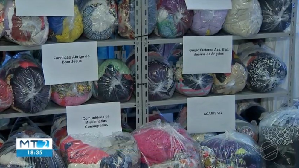 Projeto Guarda-Roupa Solidário doa roupas para 12 instituições em Cuiabá e Várzea Grande