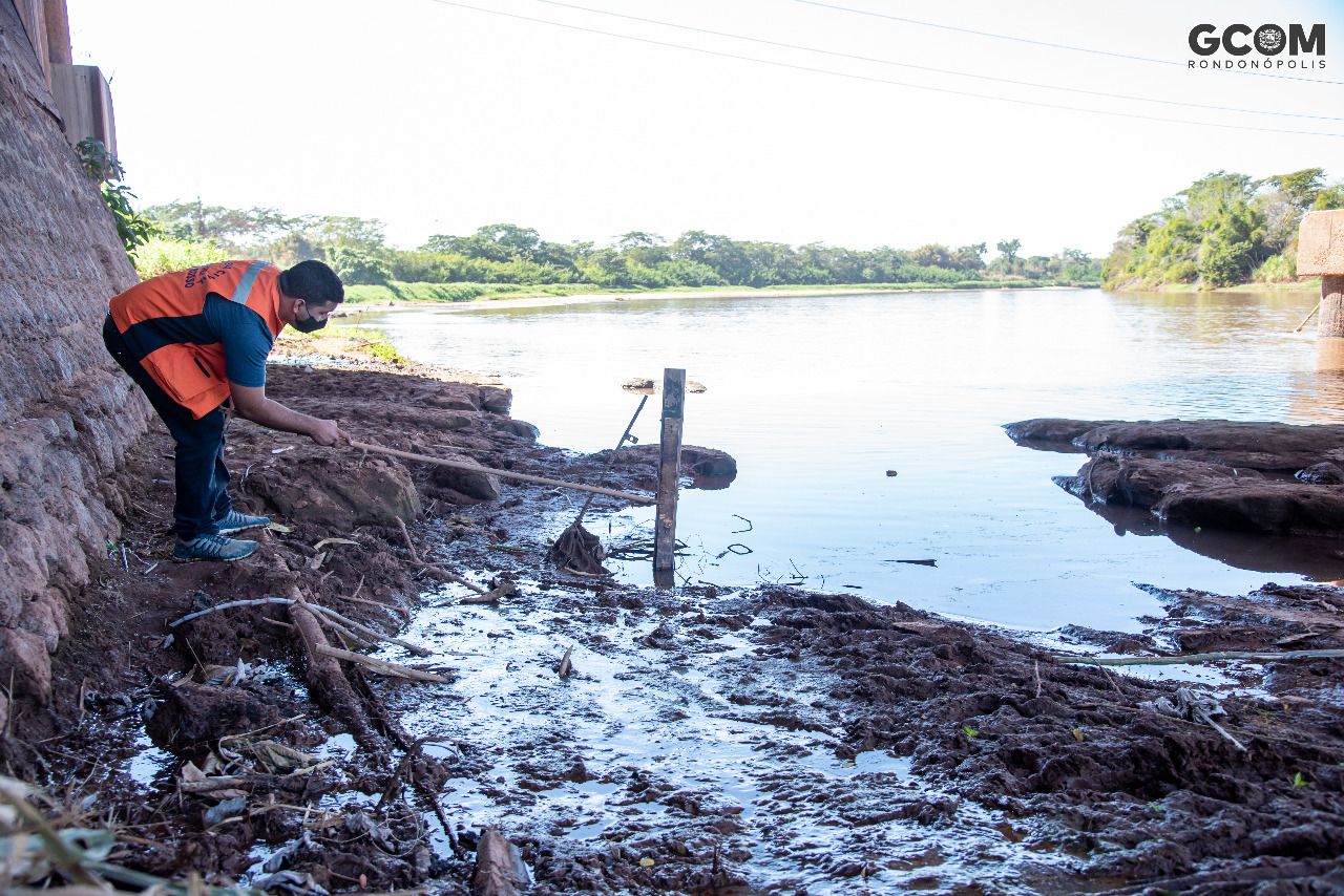 Nível do Rio Vermelho chega a 1,30 m e Defesa Civil alerta para o consumo consciente da água