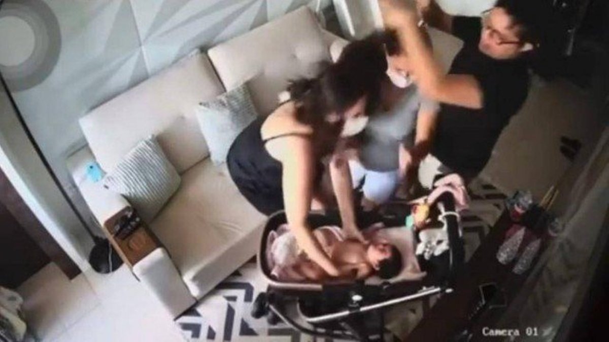 Ex-mulher de Dj Ivis divulga vídeos em que ele a agride na frente da filha de 9 meses