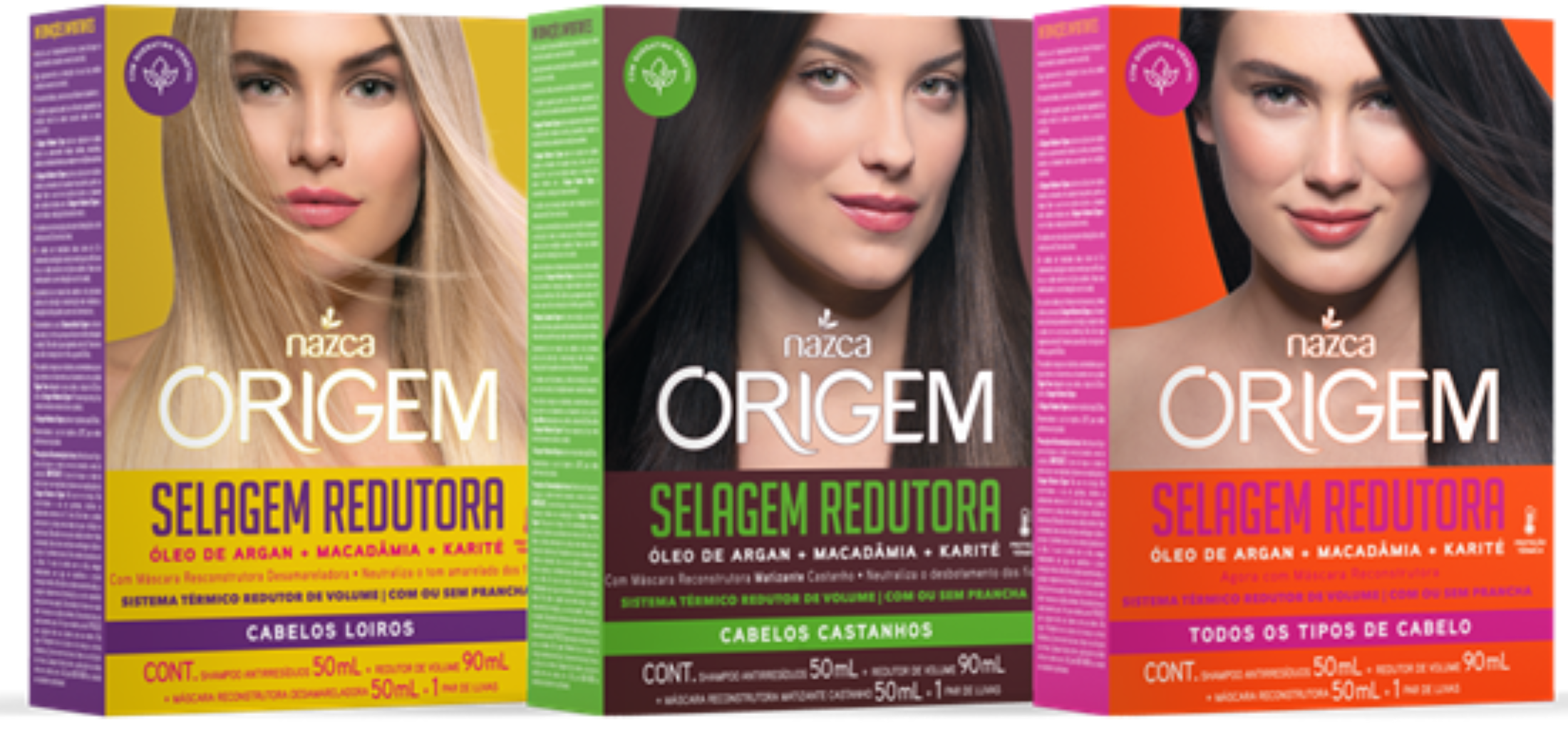 Nazca Cosméticos desenvolve nova Selagem Redutora da marca Origem com máscara reconstrutora