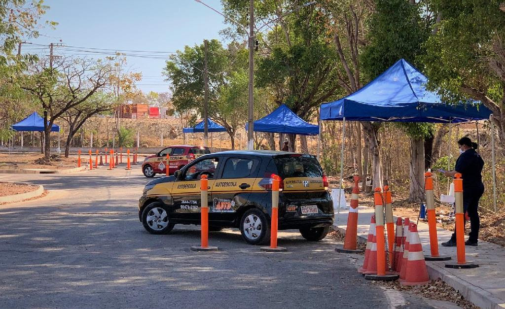 Mais de duas mil provas de carro são aplicadas em mutirão realizado pelo Detran-MT