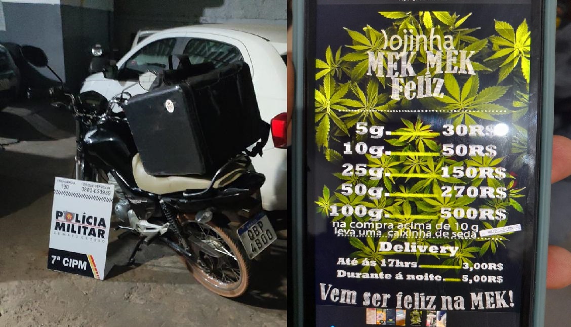Jaciara | Força Tática e GAP prendem entregador de entorpecentes