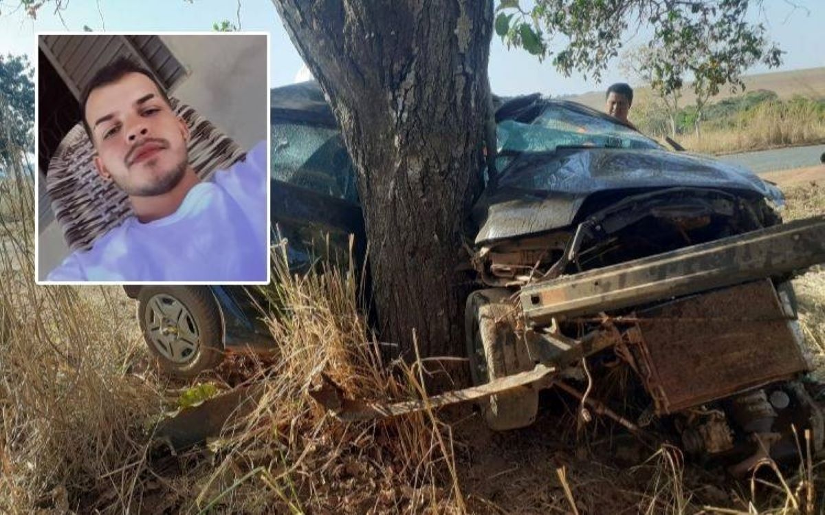 Mato Grosso | Jovem morre após perder controle do carro e bater em árvore