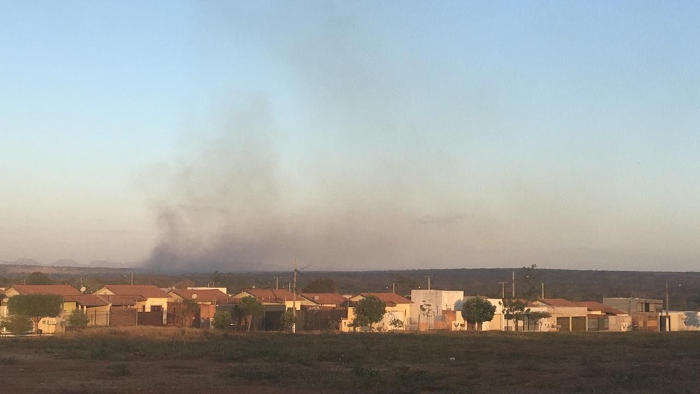 Rondonópolis | Fumaça de incêndio em aldeia indígena se espalha