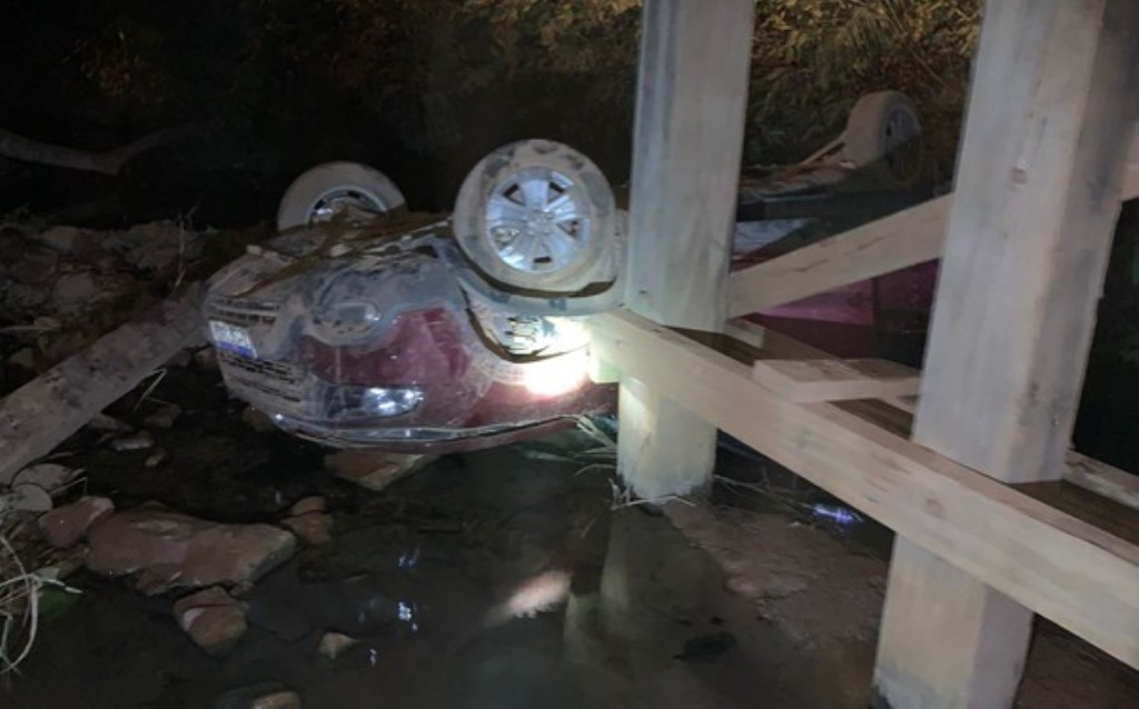 Mato Grosso | Motorista de 31 anos morre após carro cair de ponte e capotar em BR-070