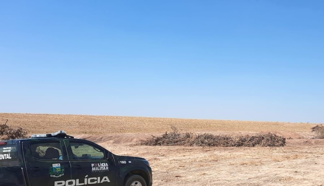 Polícia Ambiental realiza fiscalização contra desmatamento ilegal em Paranatinga