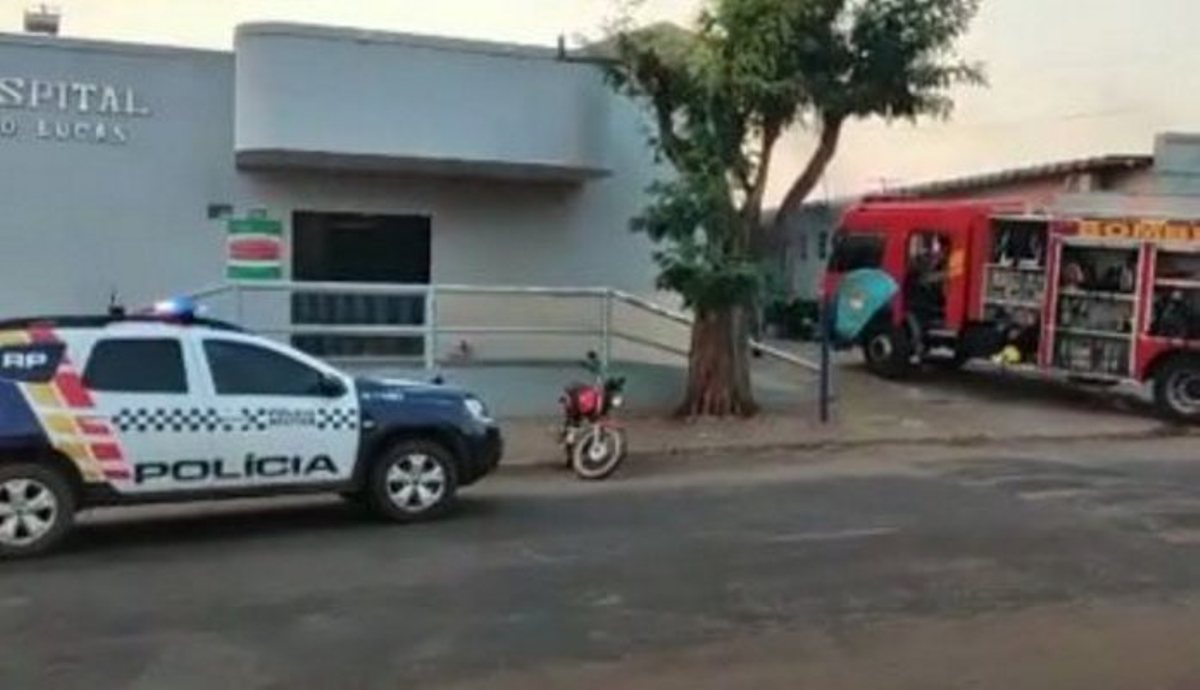 Pontes e Lacerda | Incêndio atinge hospital e pacientes intubados são transferidos