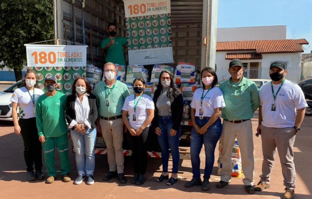 Municípios do Mato Grosso recebem R$ 115 mil em doações de alimentos da SLC Agrícola