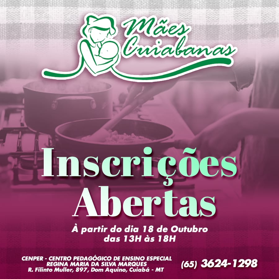Cuiabá | Projeto social vai capacitar 300 mulheres de baixa renda com curso de gastronomia