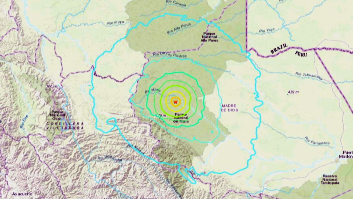 Terremoto de magnitude 5,7 é registrado no Peru e sentido por moradores do Acre e Rondônia