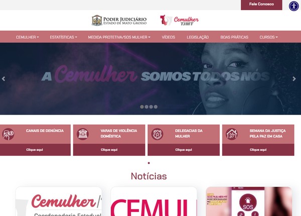 Justiça de MT cria site com informações sobre violência contra mulher