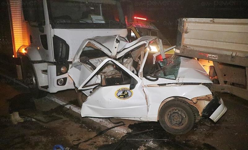 Mato Grosso | Engavetamento envolvendo quatro veículos deixa 5 pessoas feridas na BR-163