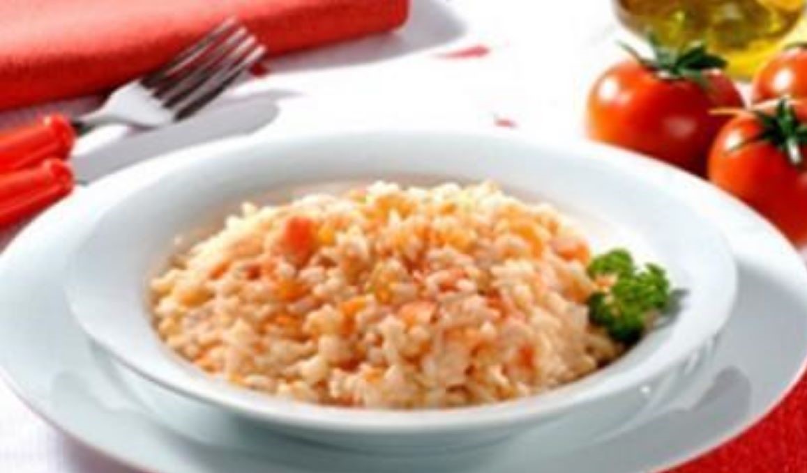 Delicioso risoto de tomate